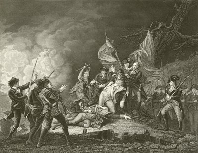 Der Tod von General Montgomery von John Trumbull