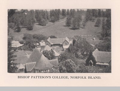 Bischof Pattesons College, Norfolk Island, 1912 von John Watt Beattie