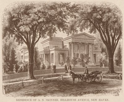 Residenz von A.N. Skinner, Hillhouse Avenue, New Haven von John William Orr