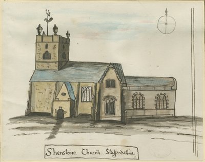 Shenstone Kirche von John Wright