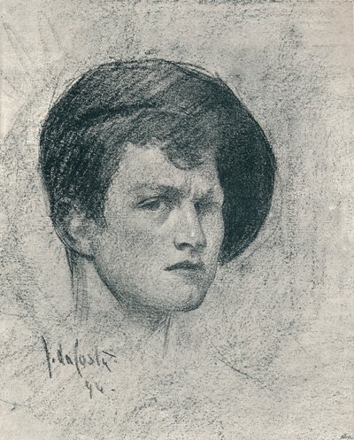 Ein Selbstporträt von John da Costa, um 1895 von John da Costa