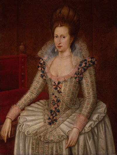 Königin Anne von Dänemark, um 1605 von John de the Elder (attr. to) Critz
