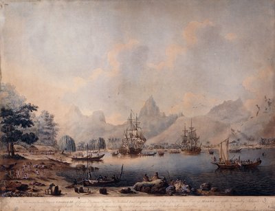 Ansicht von Moorea, 1787 von John the Younger Cleveley