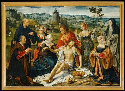 Altarbild der Beweinung Christi von Joos van Cleve