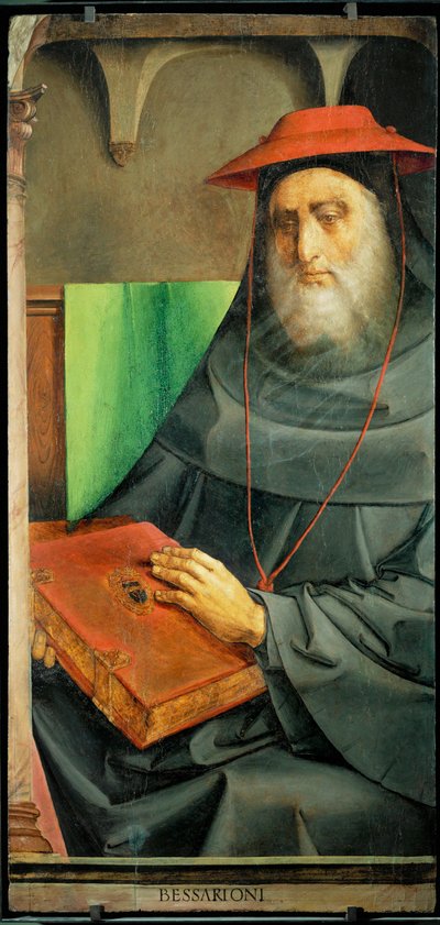 Kardinal Bessarion, Humanist und Gelehrter aus Byzanz von Joos van Gent (fl.1460 75)