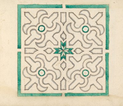 Album mit 75 Zeichnungen für Gartenspalier und Parterres, ca. 1610-40 von Jorg Rurfinger