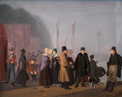 Abschiedsszene am Toldboden von Jorgen Roed