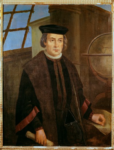 Porträt von Christoph Kolumbus von Jose Roldan
