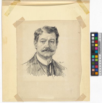 Selbstporträt Josef Engelhart 1914 von Josef Engelhart