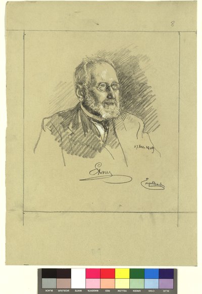 Wilhelm Exner, Gründer des technischen Gewerbemuseums von Josef Engelhart