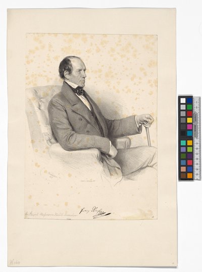 Franz Riepl, Direktor der Kaiser-Ferdinand-Nordbahn von Josef Kriehuber