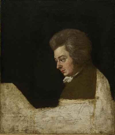 Wolfgang Amadeus Mozart 1756-1791, 1789 von Josef Lange