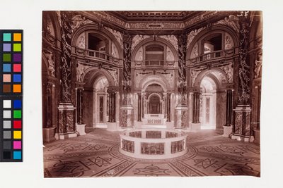 1., Maria-Theresien-Platz - Kunsthistorisches Museum - Innenansicht - Kuppelhalle im 1. Stock von Josef Löwy