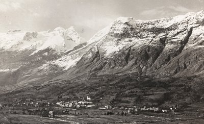 Album "Meine Weltkriegs-Erinnerungen Südwestfront (Kärnten, Italien, Südtirol) 31/03/1915-12/11/1918 - Josef Zohles Wien": Berg Rombon (s/w Foto) von Josef Zohles