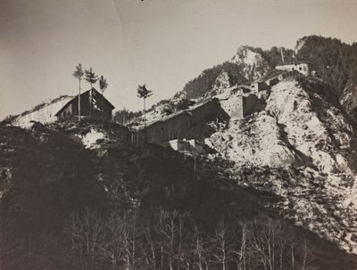 Album "Meine Weltkriegs-Erinnerungen Südwestfront (Kärnten, Italien, Südtirol) 31/03/1915-12/11/1918 - Josef Zohles Wien": Fort Hensel von Josef Zohles