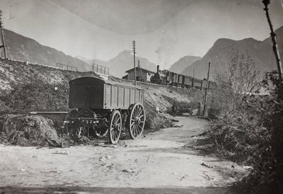 Album "Meine weltkriegs - Erinnerungen Südwestfront (Kärnten, Italien, Südtirol) 31/03/1915-12/11/1918 - Josef Zohles Wien": Eisenbahn Tolmezzo von Josef Zohles