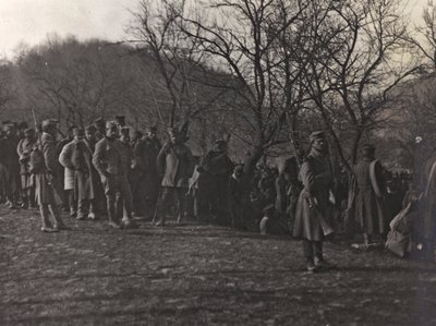 Album "Meine weltkriegs - Erinnerungen Südwestfront (Kärnten, Italien, Südtirol) 31/03/1915-12/11/1918 - Josef Zohles Wien": Gefangene von Josef Zohles
