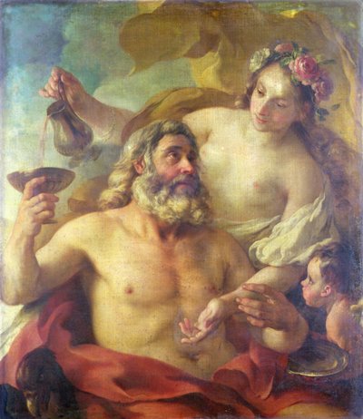 Jupiter, Hebe und Amor von Joseph-Marie the Elder Vien