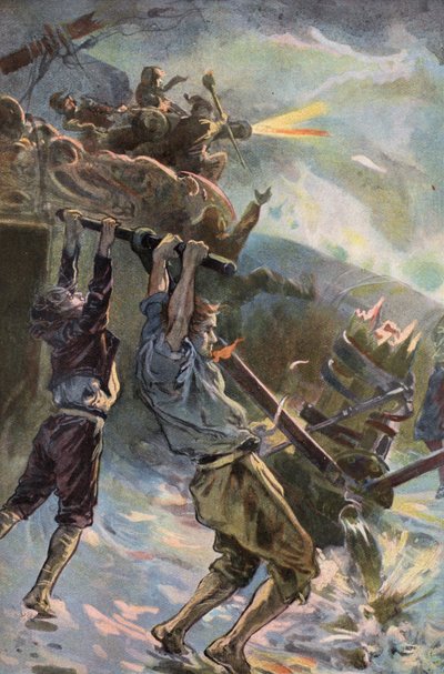 Robinson Crusoe: Ich arbeite an der Pumpe von Joseph (after) Finnemore