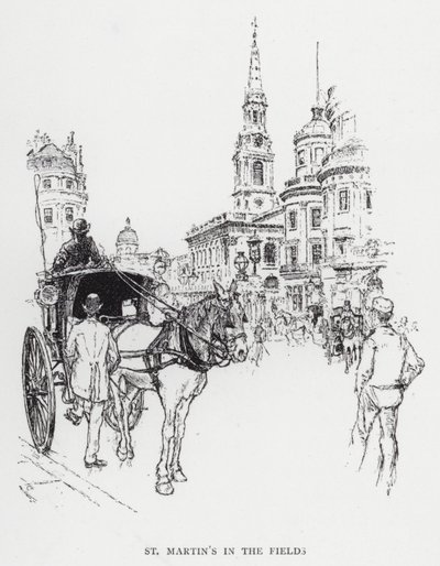 St. Martin-in-the-Fields von Joseph (after) Pennell