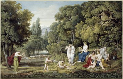Arkadische Landschaft von Joseph Anton Koch