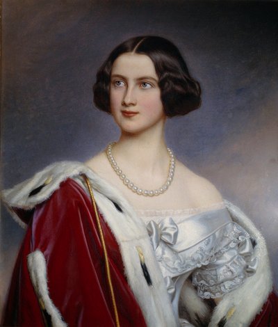 Porträt von Prinzessin Marie von Preußen (1825-1889) von Joseph Carl Stieler