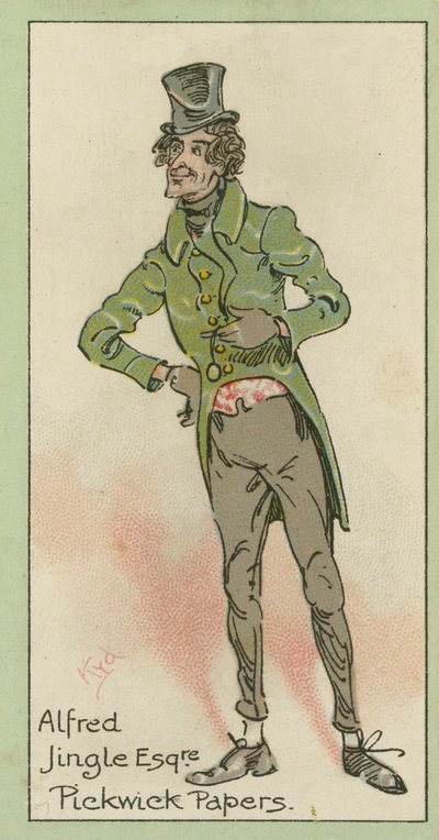 Alfred Jingle, Pickwick-Papiere von Joseph Clayton (1856-1937) (after) Clarke