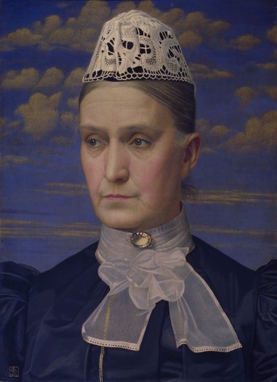 Porträt der Mutter des Künstlers, 1902 von Joseph Edward Southall