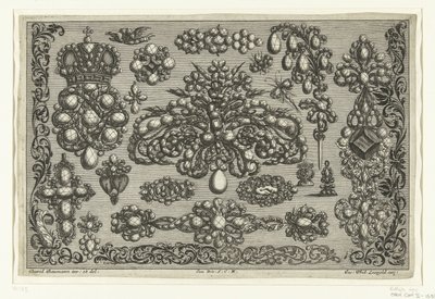 Achtzehn Entwürfe für Schmuck von Joseph Friedrich Leopold