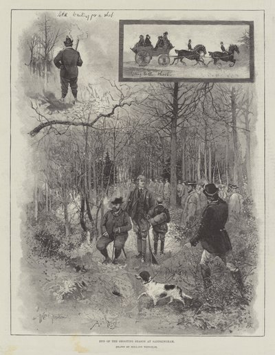 Ende der Jagdsaison in Sandringham von Joseph Holland Tringham