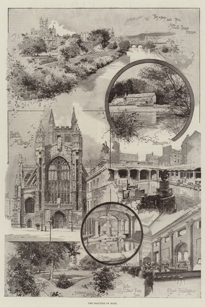 Die Schönheiten von Bath von Joseph Holland Tringham