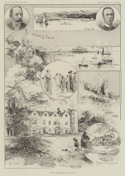 Die Eingliederung von Southend von Joseph Holland Tringham