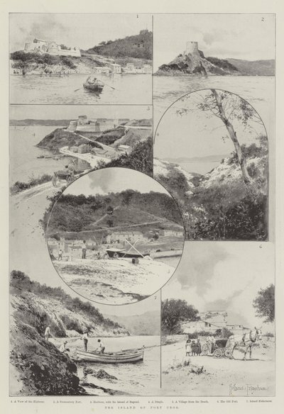 Die Insel Port Cros von Joseph Holland Tringham