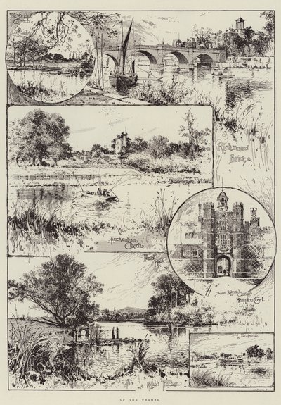 Auf der Themse von Joseph Holland Tringham