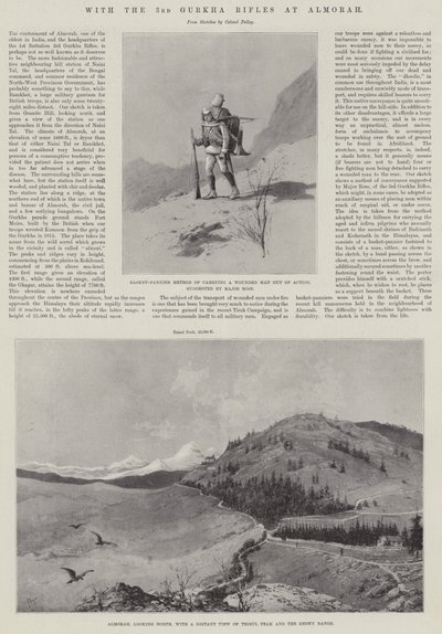 Mit den 3. Gurkha-Gewehren in Almorah von Joseph Holland Tringham