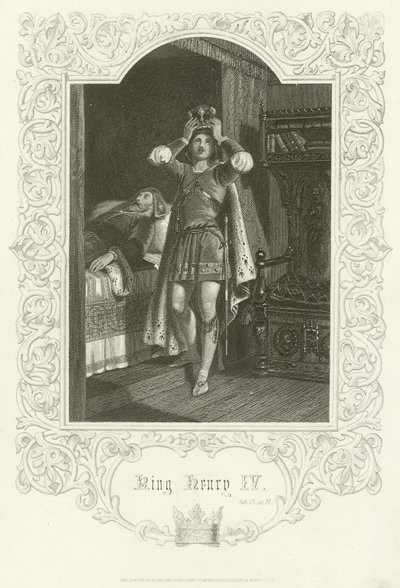 König Heinrich IV, Akt IV, Szene IV von Joseph Kenny Meadows