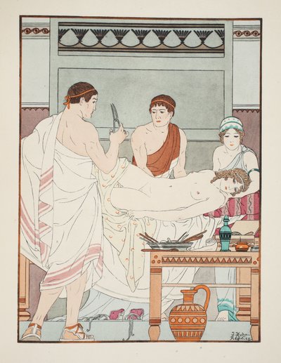 Gynäkologische Untersuchung, Illustration aus 