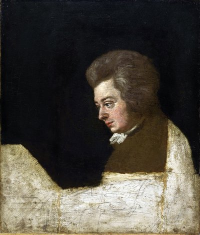 Wolfgang Amadeus Mozart (1756-1791) von Josef Lange (1751-1831) von Joseph Lange