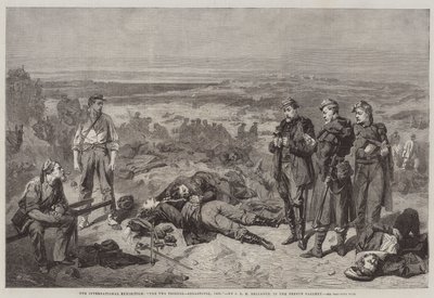 Die Internationale Ausstellung, Die zwei Freunde, Sebastopol, 1855, in der Französischen Galerie von Joseph Louis Hippolyte Bellange