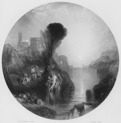 Bacchus und Ariadne, nach dem Bild in der Nationalgalerie von Joseph Mallord William (after) Turner