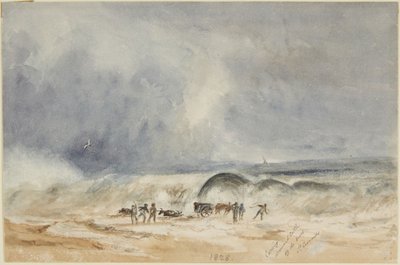 Abtransport ertrunkener Rinder vom Strand, St. Leonards von Joseph Mallord William Turner