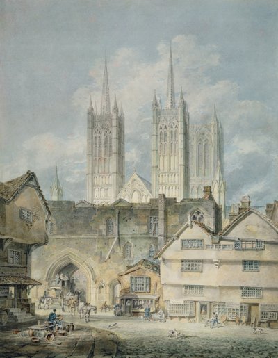 Kathedrale von Lincoln, 1795 von Joseph Mallord William Turner