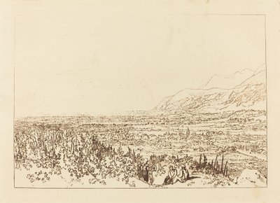 Alpenkette von Grenoble nach Chamberi von Joseph Mallord William Turner