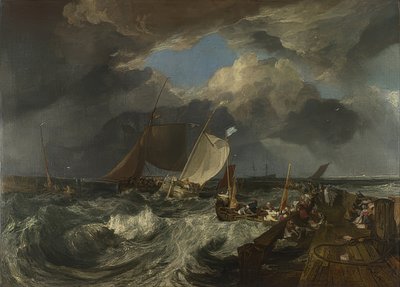 Die Mole von Calais. 1803 von Joseph Mallord William Turner