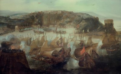 Eroberung von Salvador 1624 (A. v. Eertvelt) von Joseph Mallord William Turner