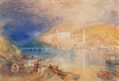 Heidelberg: Sonnenuntergang von Joseph Mallord William Turner