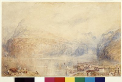 Der Vierwaldstättersee von Brunnen aus von Joseph Mallord William Turner