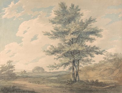 Landschaft mit Bäumen und Figuren von Joseph Mallord William Turner