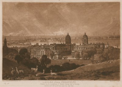 London von Greenwich von Joseph Mallord William Turner