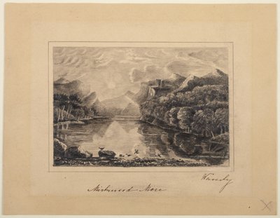Mirkwood Mere von Joseph Mallord William Turner